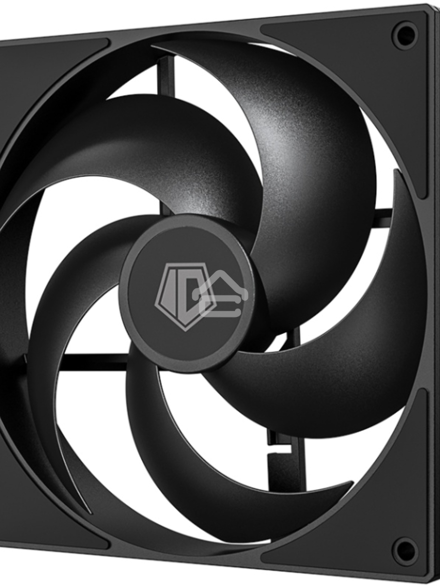 Вентилятор для корпуса ID-Cooling AS-140-K черный, 140 мм, 1800 об/мин, 24.9 дБ, 4 pin