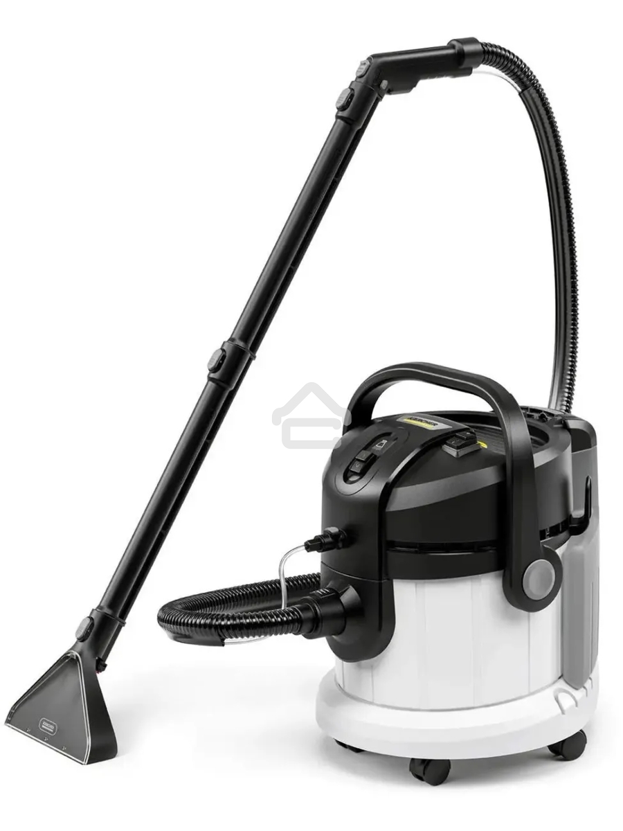Пылесос моющий Karcher SE 4 *EU [1.081-150.0] белый/черный, 1000 Вт, уборка влажная/сухая, пылесборник контейнер/мешок, 4 л
