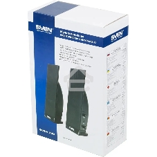 Акустическая система Sven 230 2.0 черный 4Вт