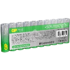 Батарея GP Super Alkaline 15AA21-2CRSWC10 AA (10шт) спайка