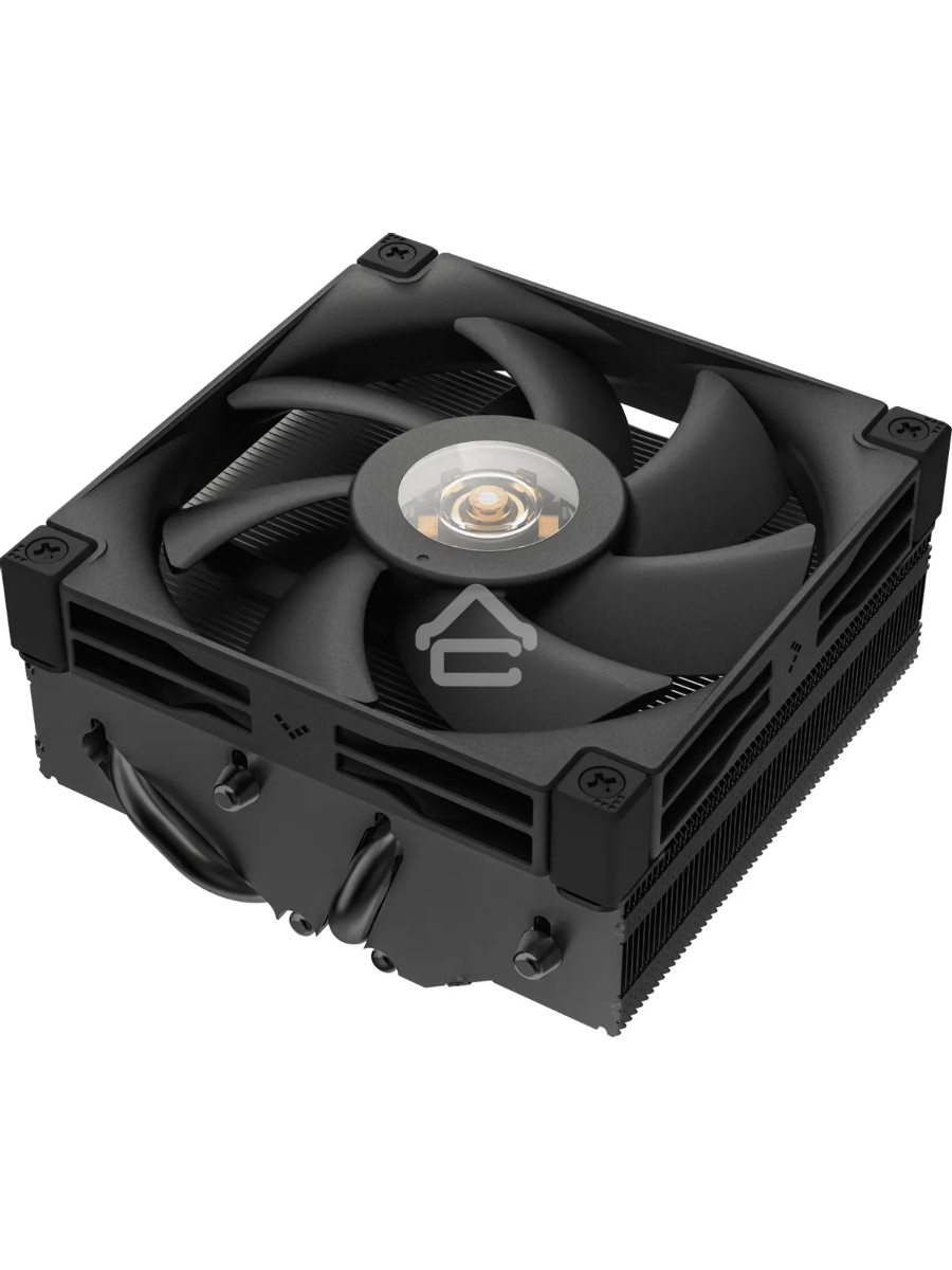 Кулер для процессора DEEPCOOL AN400 черный, 92 мм, алюминий/медь, 2950 об/мин, 23.2 дБ, 4 pin, 150 Вт, 52.5 мм