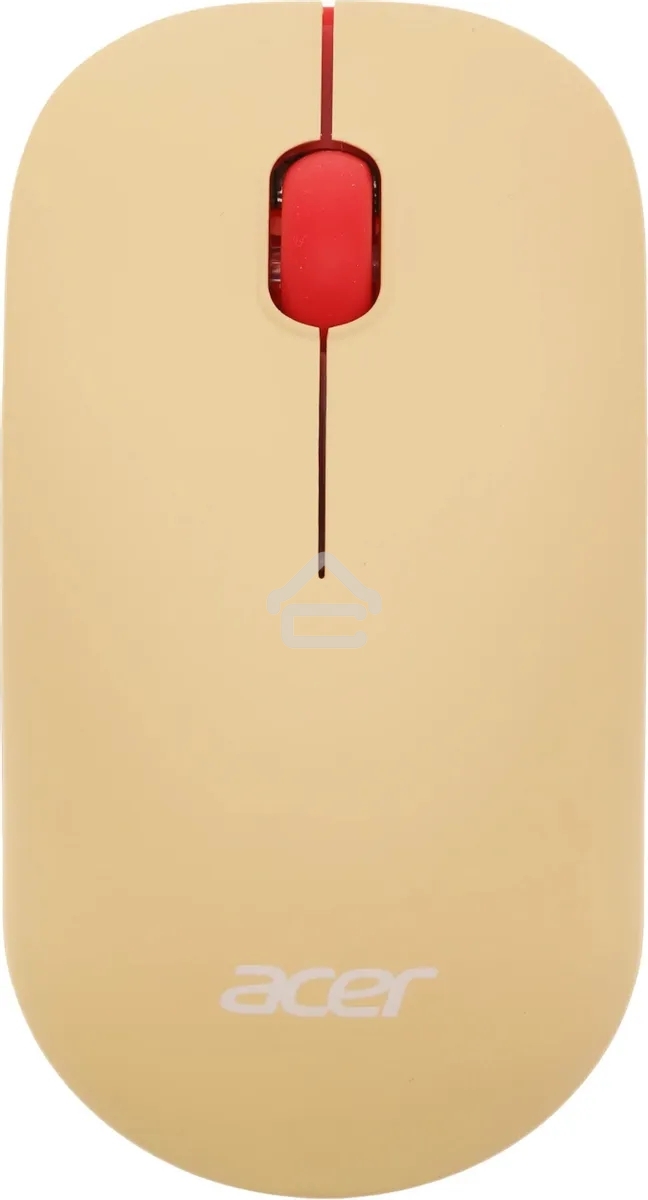 Клавиатура + мышь Acer OCC205 беспроводной USB, 1200 dpi, розовый/бежевый