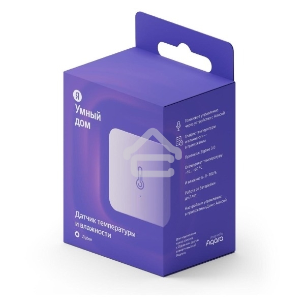 Датчик температуры и влажности, Яндекс, Zigbee YNDX-00523