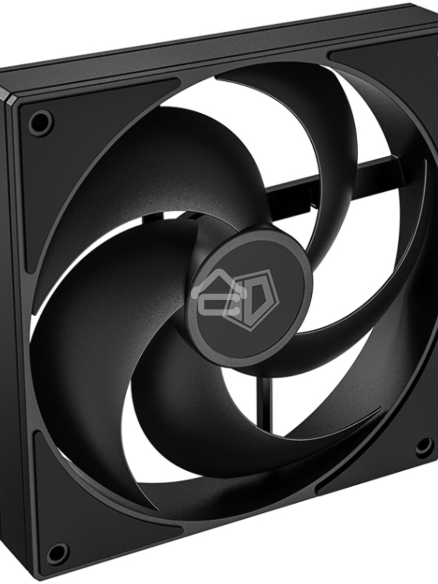 Вентилятор для корпуса ID-Cooling AS-140-K черный, 140 мм, 1800 об/мин, 24.9 дБ, 4 pin