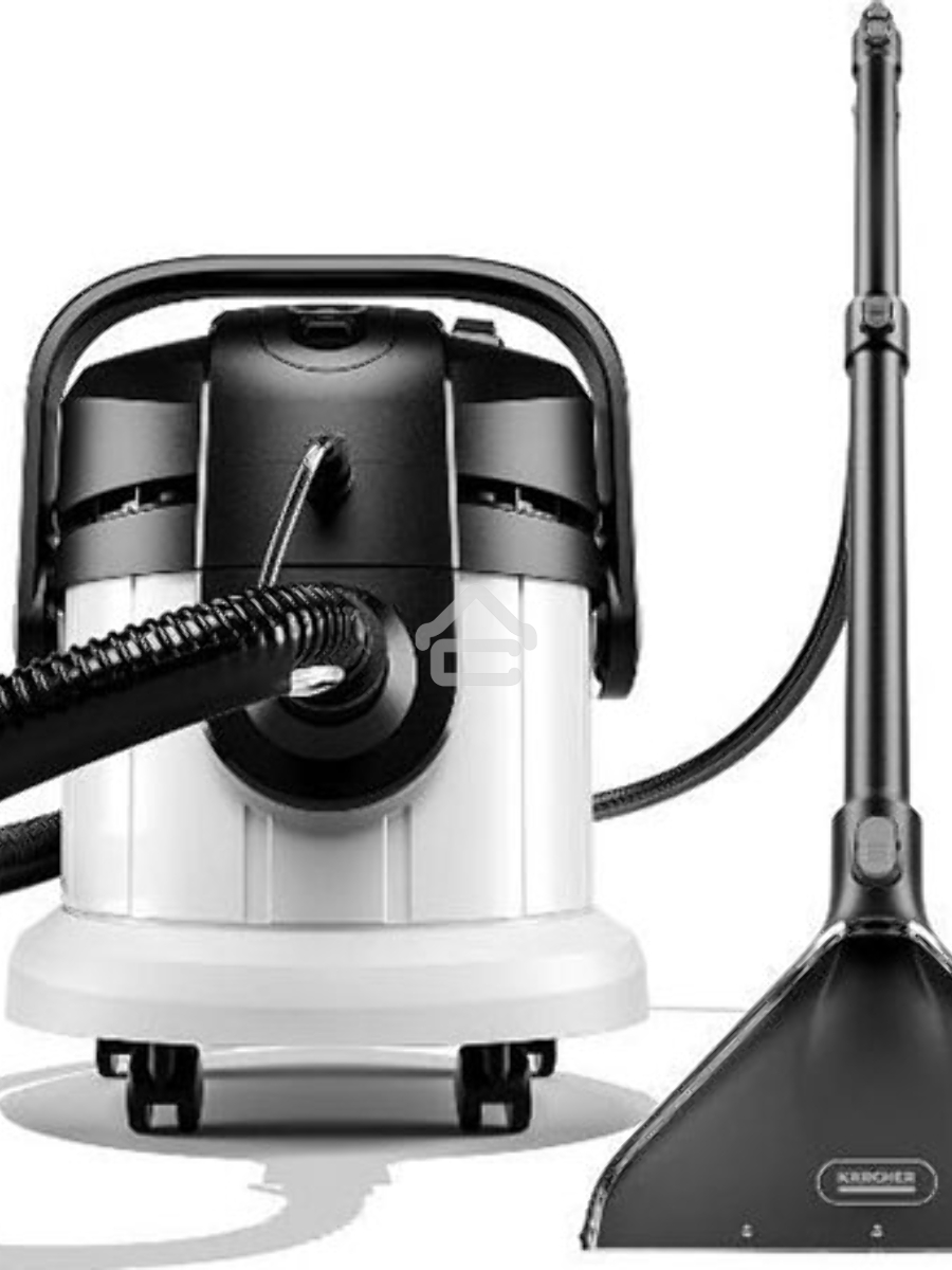 Пылесос моющий Karcher SE 4 *EU [1.081-150.0] белый/черный, 1000 Вт, уборка влажная/сухая, пылесборник контейнер/мешок, 4 л