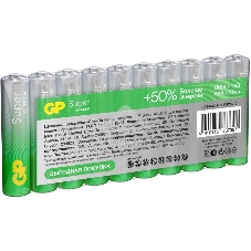 Батарея GP Super Alkaline 24AA21-2CRSWC10 AAA (10шт) спайка