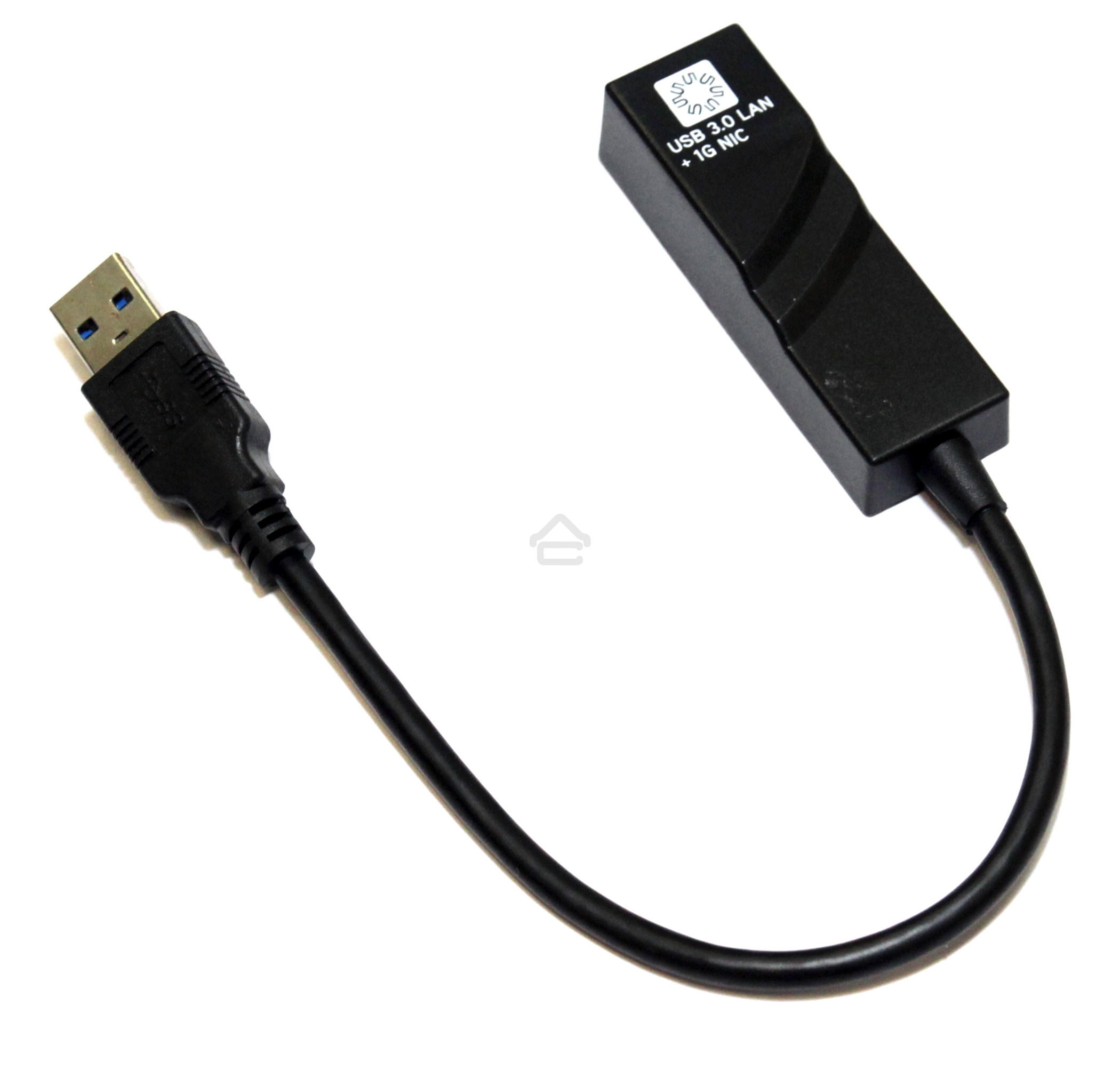 Адаптеры USB Ethernet 5bites Кабель-адаптер 5bites UA3-45-01BK USB3.0 -> RJ45 10/100/1000 Мбит/с, 10см