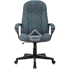 Кресло руководителя Бюрократ T-898AXSN темно-синий 38-416, крестовина пластик