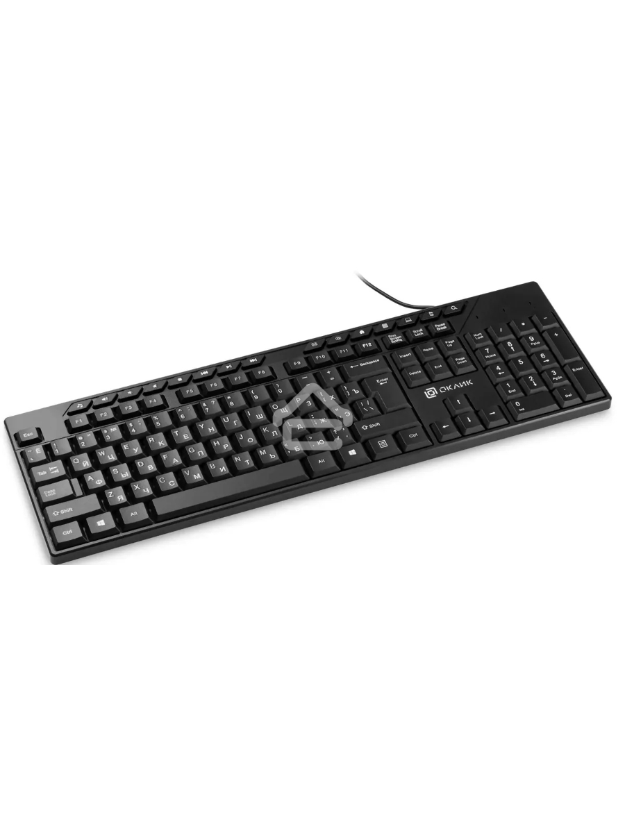 Клавиатура Oklick 125M проводная, USB, черный