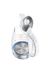 Чайник электрический Scarlett SC-EK27G104 1.7л. 2200Вт белый корпус: стекло/пластик
