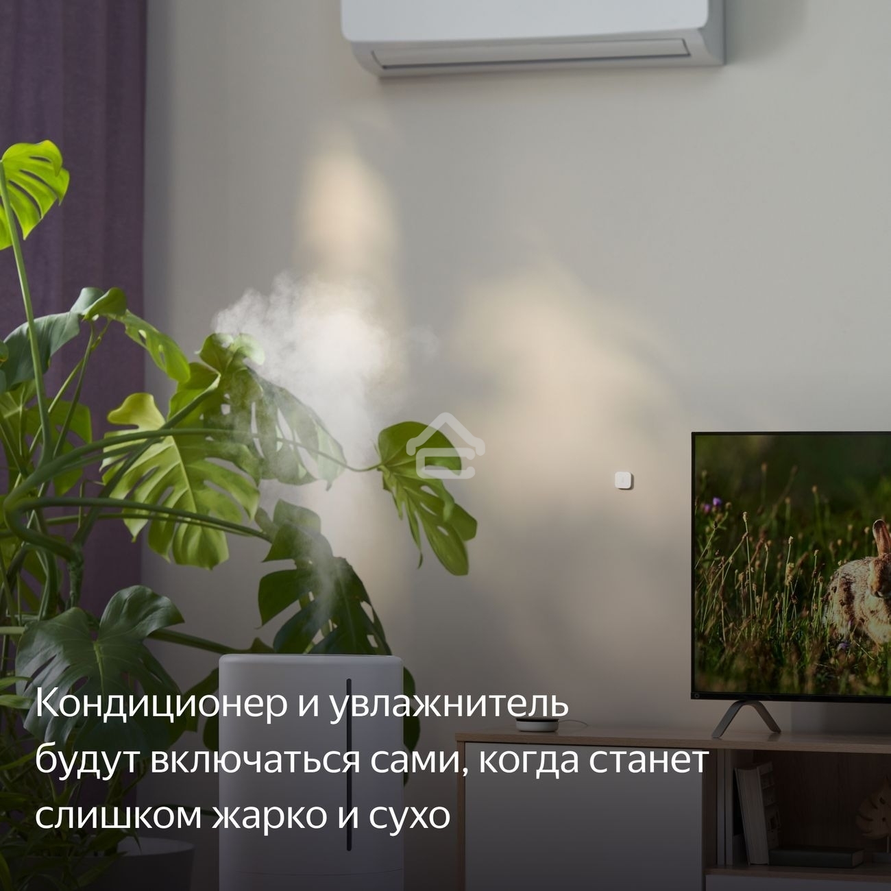 Датчик температуры и влажности, Яндекс, Zigbee YNDX-00523