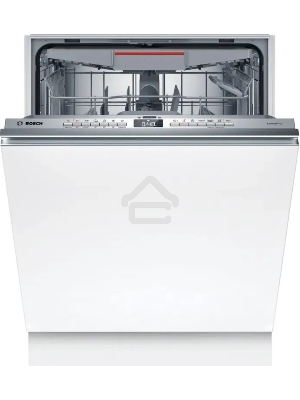 Встраиваемая посудомоечная машина Bosch SMV4EVX01E загрузка на 14 комплектов посуды, электронное управление, 6 программ, 59.8x55x81.5 см, нержавеющая сталь цвет, сушка: с открыванием дверцы/с теплообменником, индикация на полу: луч