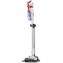 Пылесос вертикальный/ручной H-Clean HVC 102 SE белый/красный, питание от аккумулятора, 100 Вт, уборка сухая, пылесборник 0.65 л, работа от АКБ max 45 мин