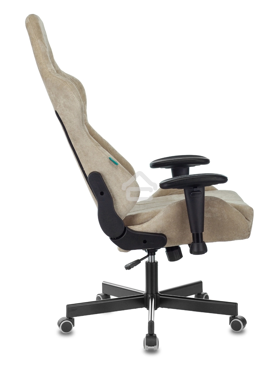 Кресло игровое Бюрократ VIKING KNIGHT LT21 FABRIC песочный крестовина металл/пластик