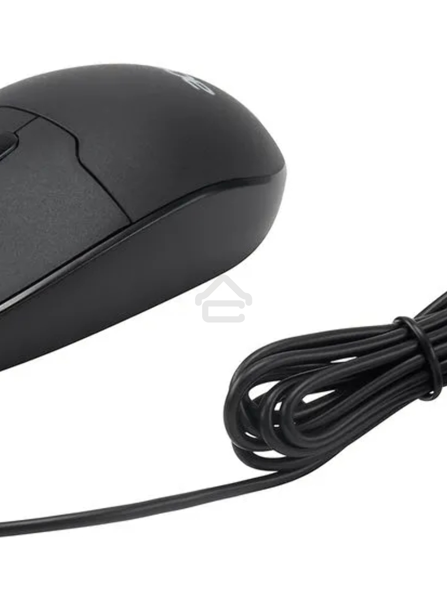 Мышь проводная Acer OMW126 черный, 1200 dpi, USB, кнопки - 3