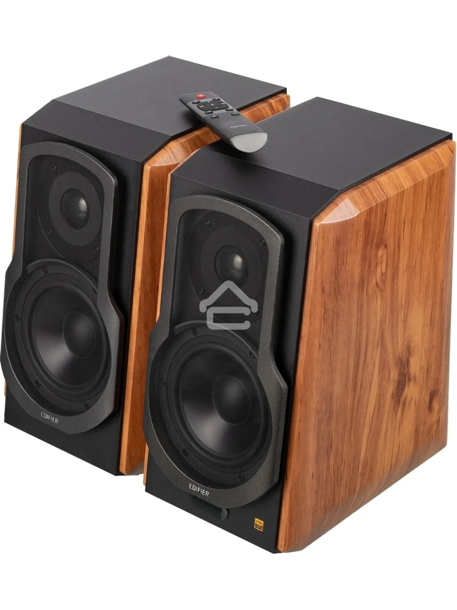 Колонки Edifier S1000MKII Brown (2.0,Bluetooth 5.0,ДУ,2x 25 Вт (ВЧ), 2x 35 Вт (СЧ/НЧ)