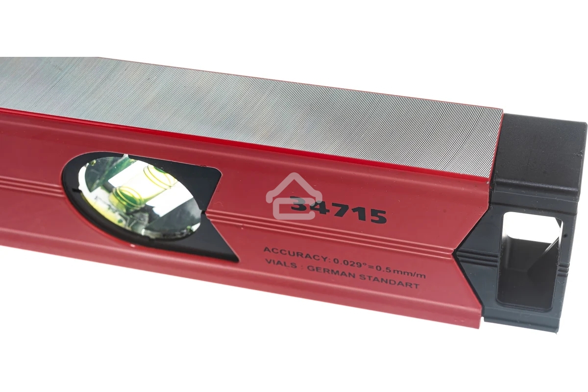 Уровень Matrix алюминиевый магнитный, 1500 мм, фрезерованный, 3 глазка, усиленный