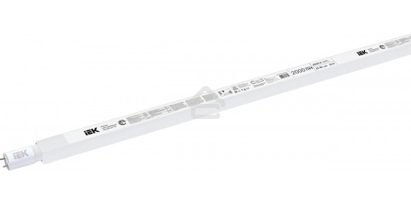 Лампа светодиодная Iek LLE-T8R-20-230-65-G13 T8 линейная 20Вт 2000Лм 230В 6500К G13 (аналог люм.лампы 36Вт длиной 1200 мм)