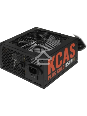 Блок питания Aerocool / Formula KCAS PLUS 850G AC ATX 850W GOLD 80 PLUS gold (20+4pin) APFC 120mm fan color LED 8xSATA RTL