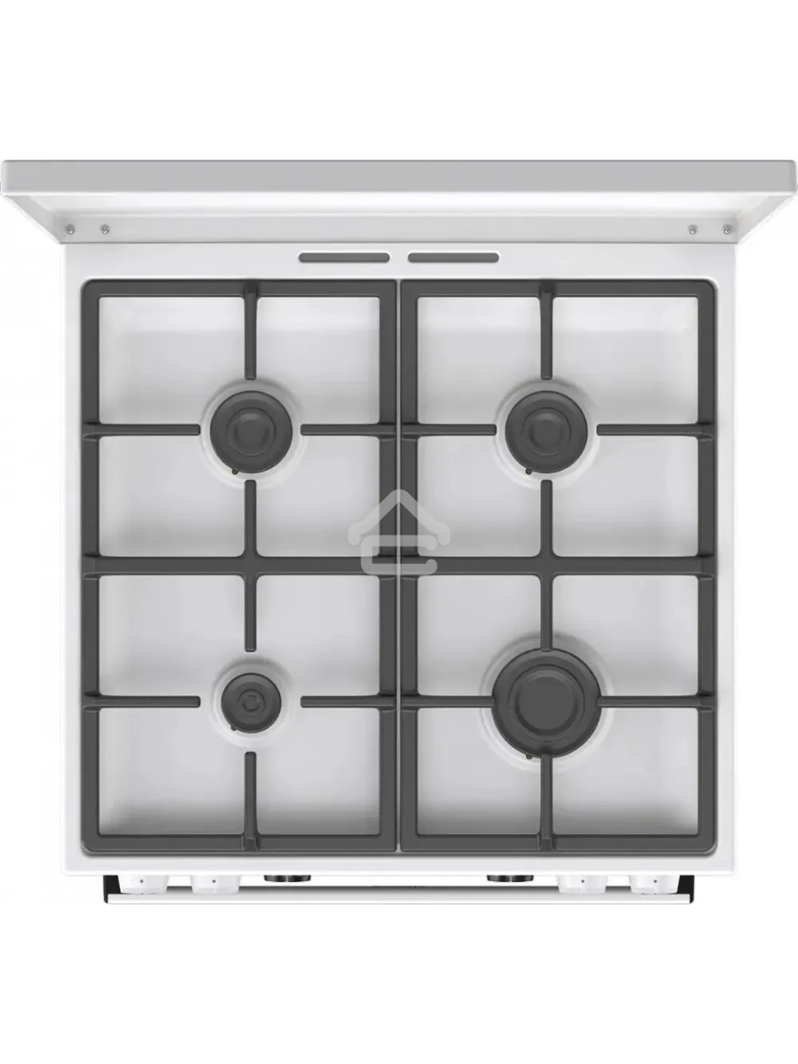 Плита комбинированная Gorenje GKS6C71WF белый, конфорок 4 газовых, духовка 71 л, 60 см x 85 см x 60 см