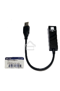 Адаптеры USB Ethernet 5bites Кабель-адаптер 5bites UA3-45-01BK USB3.0 -> RJ45 10/100/1000 Мбит/с, 10см