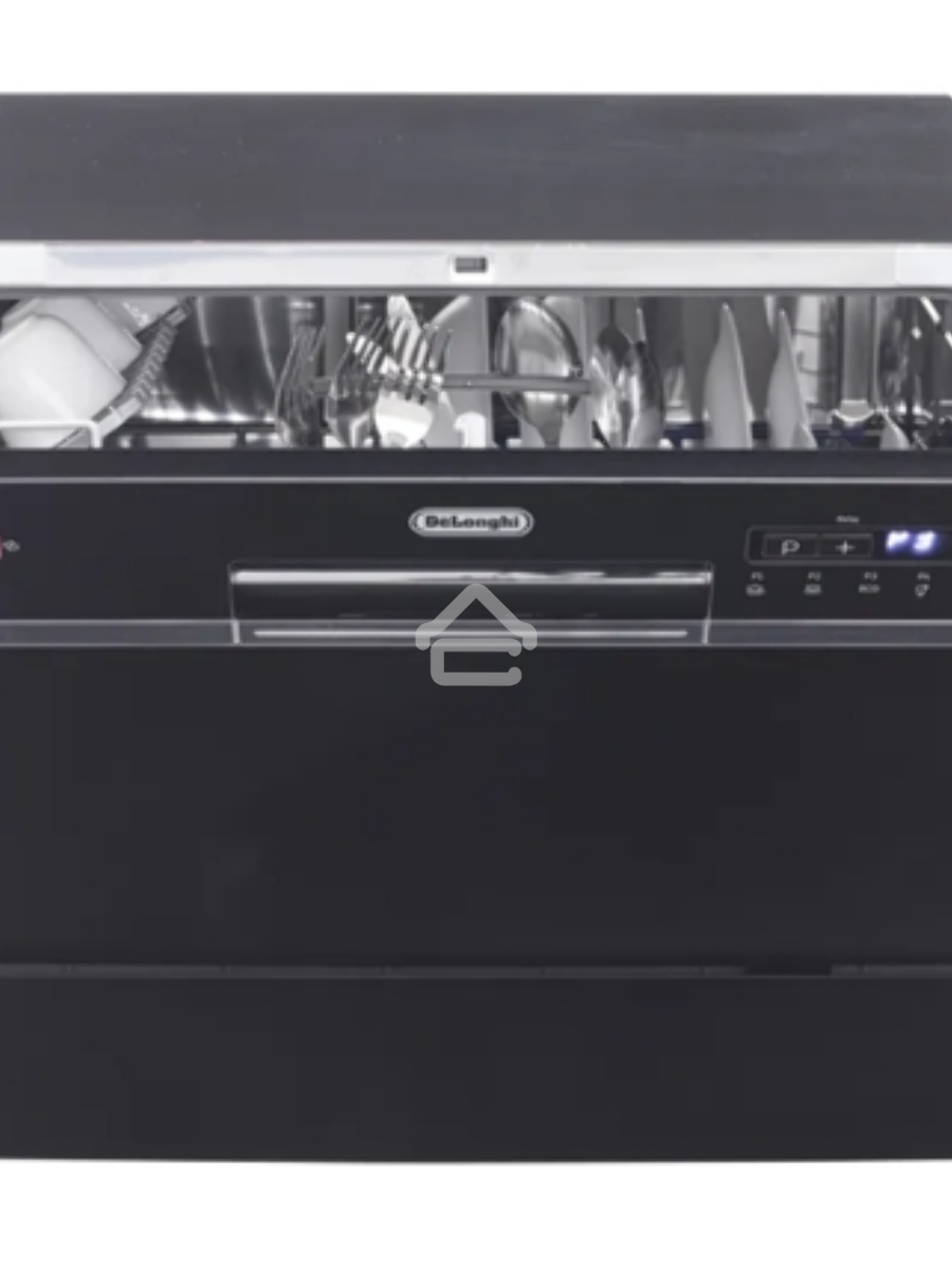 Посудомоечная машина DeLonghi DDW07T Crisolita, черный, 55 см, 6 компл., 49 дБ, класс A+
