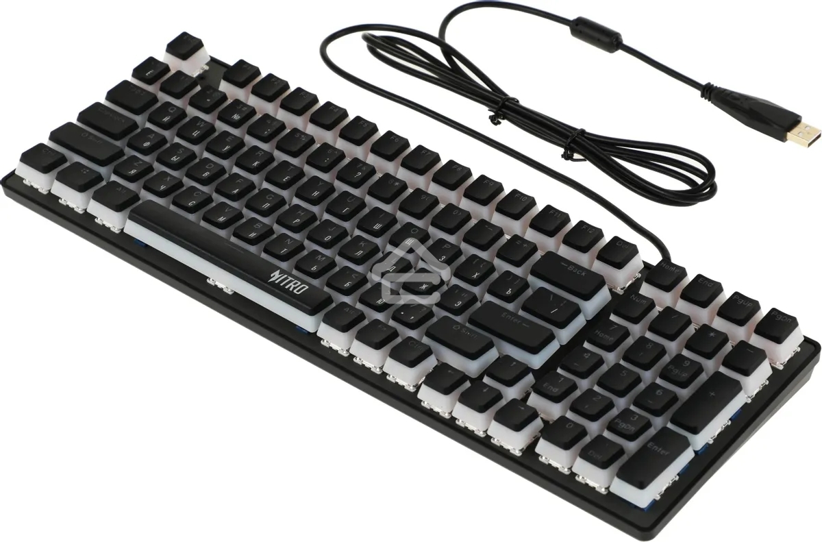 Клавиатура проводная Acer Nitro OKW303, USB, черный