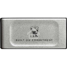 Внешний SSD Kingston XS2000, 2TB, USB 3.2 Gen 2x2 Type-C, R/W 2000/2000, серебристый