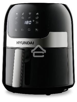 Аэрогриль Hyundai HYF-3555 1500Вт черный/серебристый