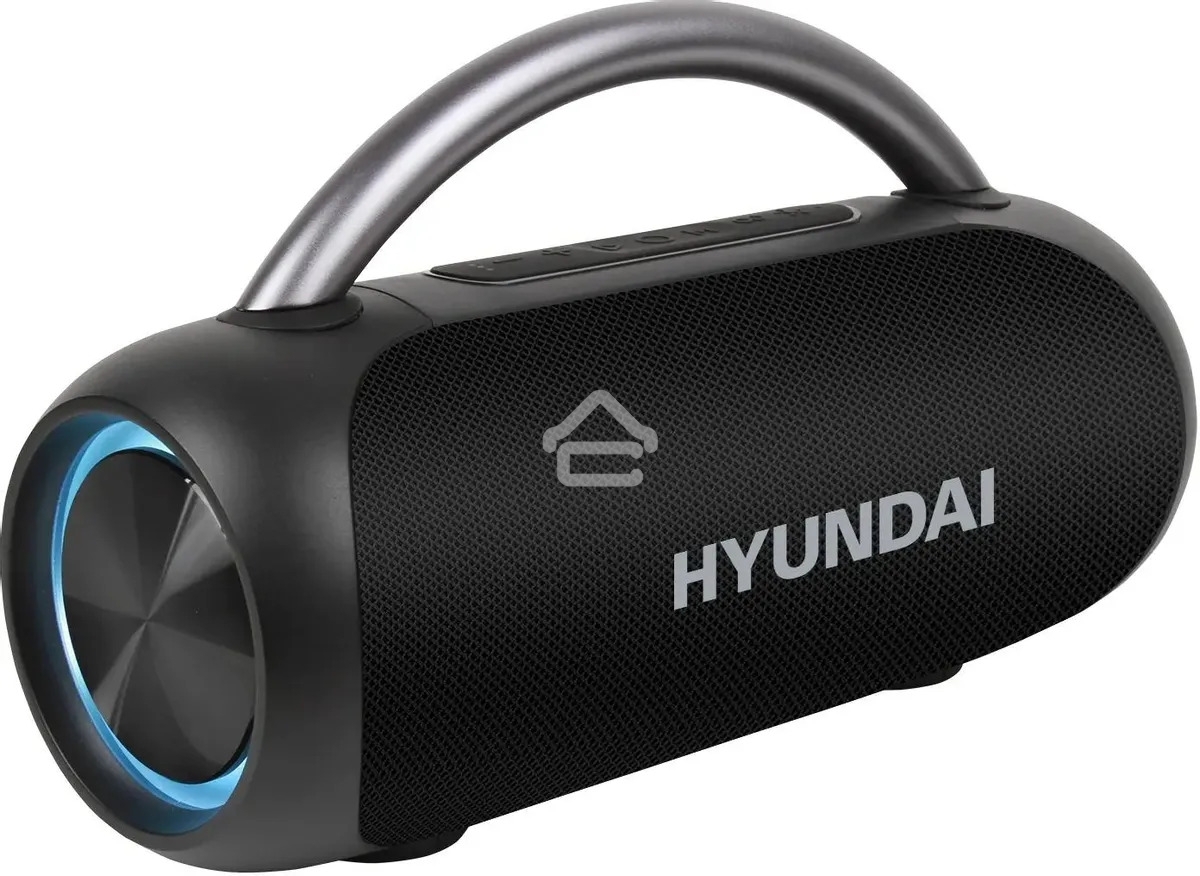 Колонка портативная Hyundai H-PS1026 черный 40W 2.0 BT 10м 1800mAh