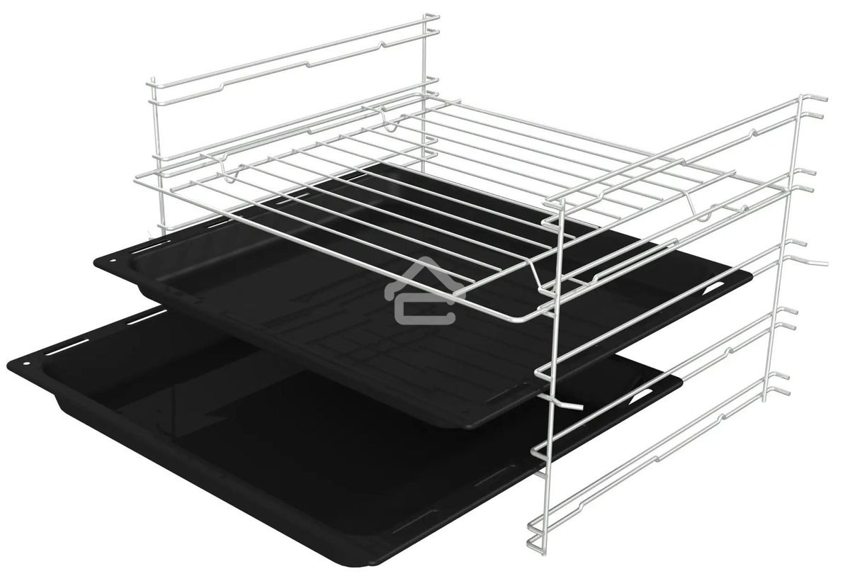 Встраиваемый духовой шкаф электрический Gorenje BO6727E03NX, черный/серебристый