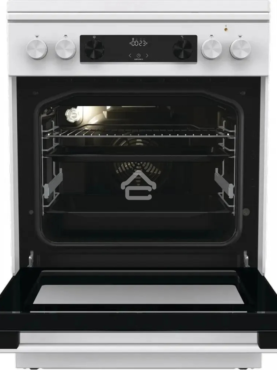 Плита комбинированная Gorenje GKS6C71WF белый, конфорок 4 газовых, духовка 71 л, 60 см x 85 см x 60 см