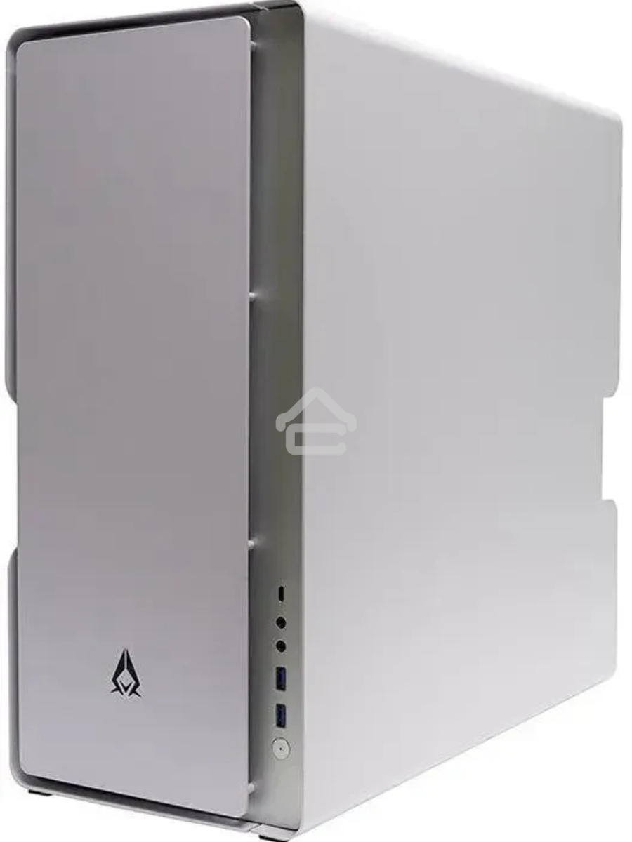 Компьютерный корпус Azza Cast белый без БП ATX 3x120mm 2x140mm 2xUSB3.0 audio bott PSU
