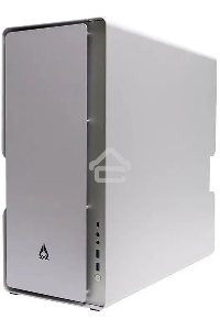 Компьютерный корпус Azza Cast белый без БП ATX 3x120mm 2x140mm 2xUSB3.0 audio bott PSU