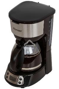 Кофеварка капельная Pioneer CM053D серебристый/черный, исп. кофе - молотый, 0.75 л, 600 Вт