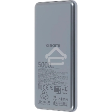 Портативный аккумулятор Xiaomi Ultra Slim 5000mAh QC/PD 20W 2.4A USB-C серый (BHR9535GL)