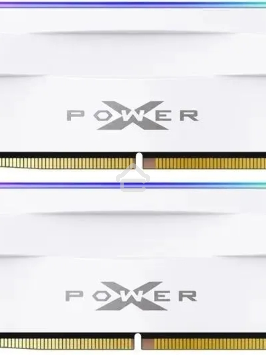 Оперативная память Silicon Power Xpower Zenith, DDR5, 32GB (2x16 GB), 5600 MHz, CL40, DIMM, радиатор, RGB, белый