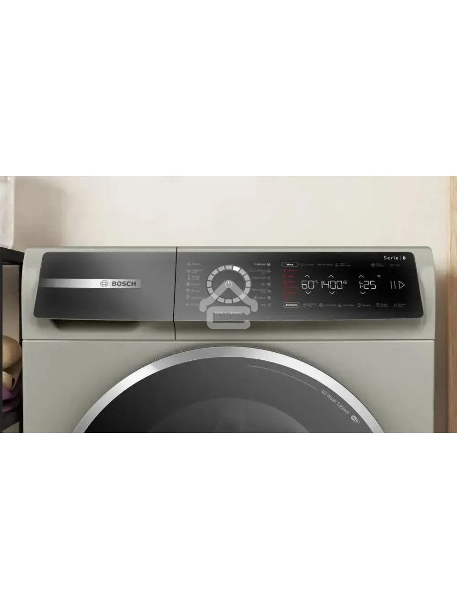 Стиральная машина Bosch Serie 8 WGB2440XME серебро, загрузка фронтальная 9 кг, 1400 об/мин., класс: А+++