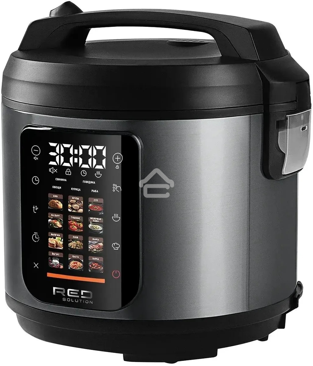 Мультиварка Red Solution M4100 5л 860Вт черный/стальной