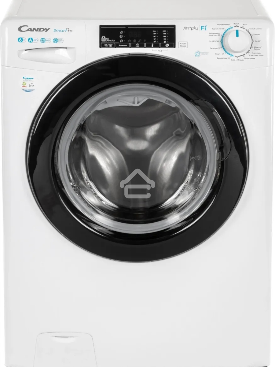 Стиральная машина Candy Smart Pro CSO34 106TB1/2-07 белый, загрузка фронтальная 6 кг, 1000 об/мин., класс: А