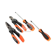 Набор инструментов Patriot 4 в 1 SPS-4: отвертки SL6*100, PH2*100, пассатижи 180мм, кусачки 160мм