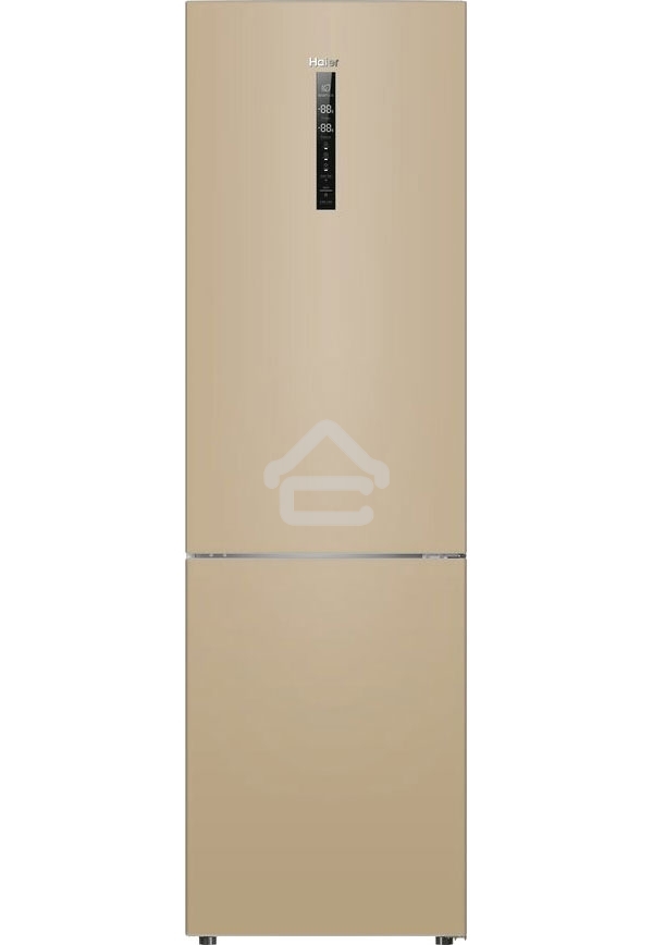 Холодильник Haier C2F637CGGU1 золотистый, двухкамерный, 278/108л, морозилка снизу, No Frost