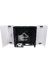Компьютерный корпус Azza Cast белый без БП ATX 3x120mm 2x140mm 2xUSB3.0 audio bott PSU