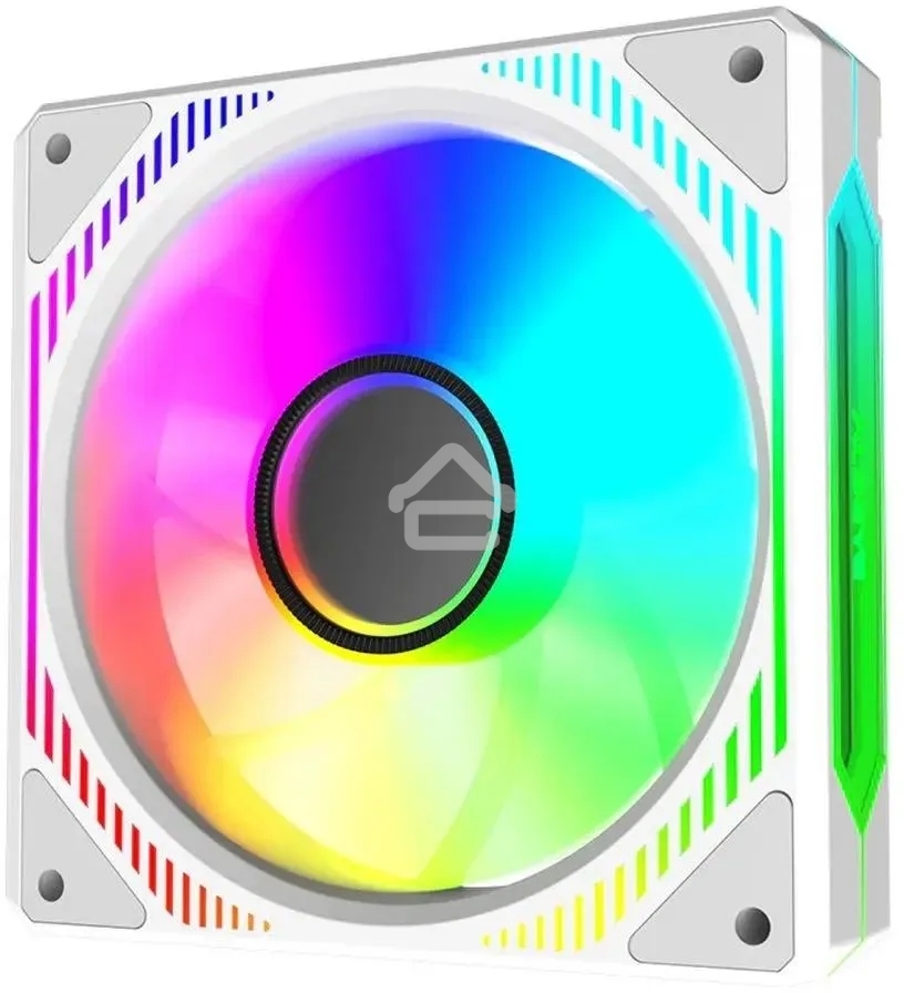 Вентилятор для корпуса Alseye Mirror-W-P белый, 120 мм, 2000 об/мин, 35.2 дБ, 4 pin