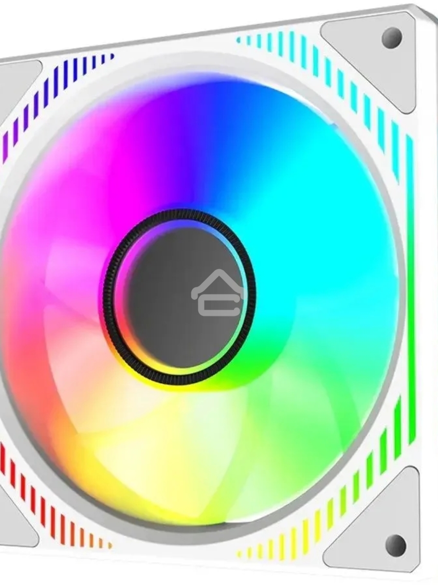 Вентилятор для корпуса Alseye Mirror-W-P белый, 120 мм, 2000 об/мин, 35.2 дБ, 4 pin