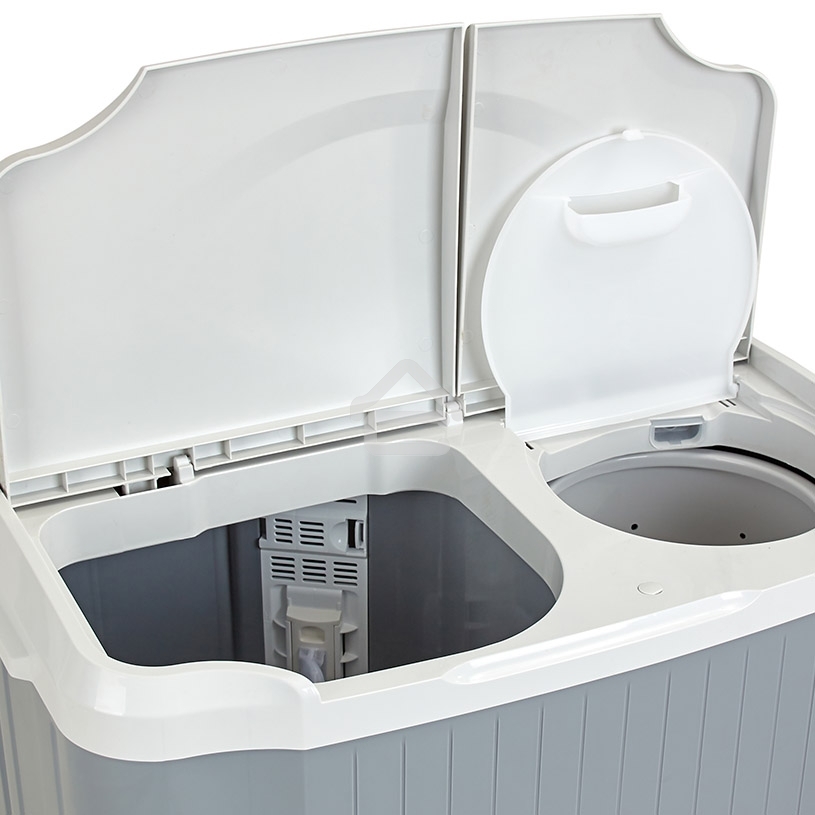 Стиральная машина Фея СМП 50 Н серый-светло серый загрузка вертикальная 5 кг, 1350 об/мин., класс: А