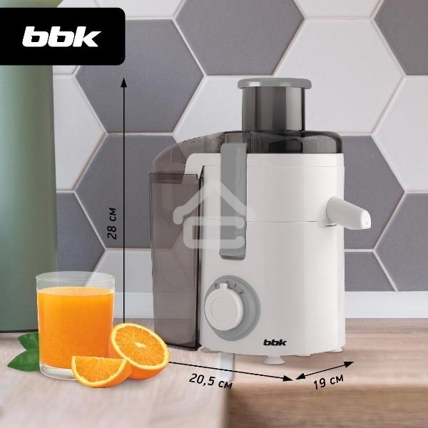 Соковыжималка BBK JC060-H21 серый/белый