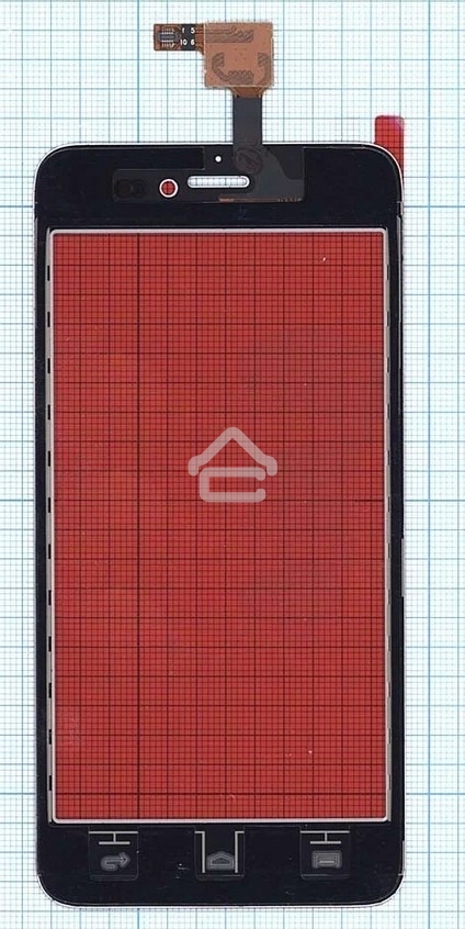 Сенсорное стекло (тачскрин) для Explay Craft, белое