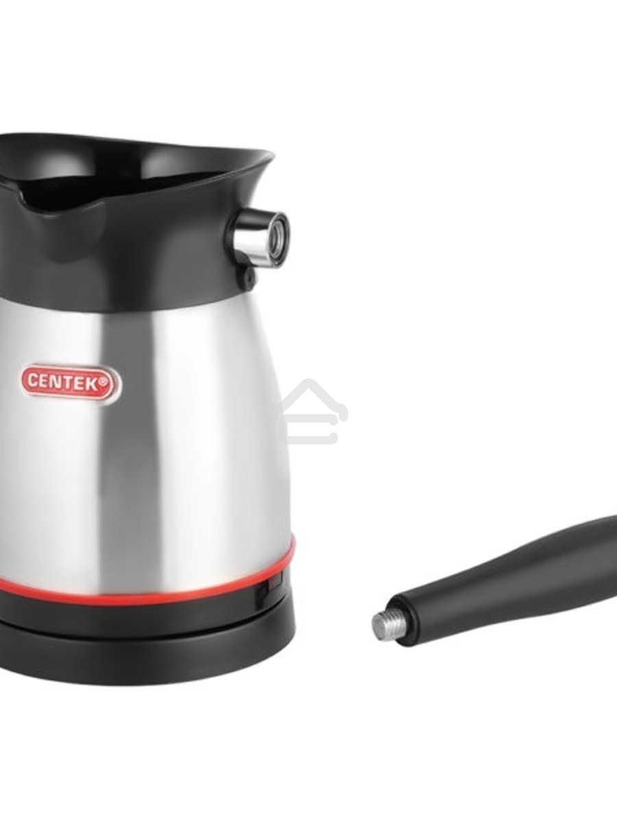 Кофеварка-турка электрическая Centek CT-1080 SS металл, исп. кофе - молотый, 0.5 л, 480 Вт