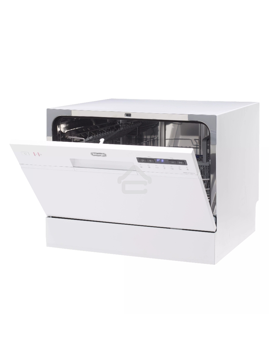 Посудомоечная машина DeLonghi DDW07T Onics, белая, 55 см, 6 компл., 49 дБ, класс A+